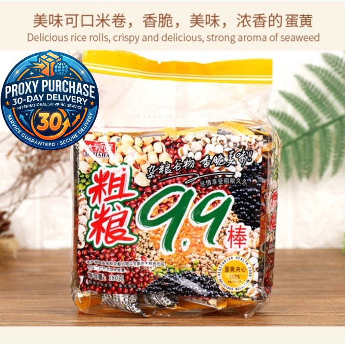 DA JIA HAO Wheat Stick Snack 大家好粗粮9.9能量棒 180g