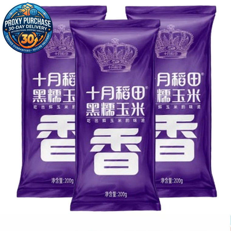 Shiyue Daotian Glutinous Sticky Corn 十月稻田糯玉米3pcs