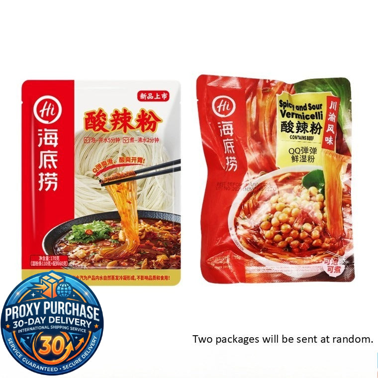 Hai Di Lao Wet Vermicelli 海底捞包装湿粉系列 155g-170g *Packaging will sent be at random*