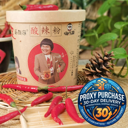 HAI CHI JIA Spicy & Sour Vermicelli(suan la fen) (6 Cups) 嗨吃家酸辣粉6桶装 6 x 143g