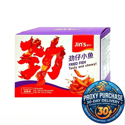 JIN ZAI Little Dried Fish Anchovies 劲仔小鱼干 10g x 20