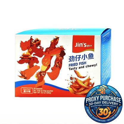 JIN ZAI Little Dried Fish Anchovies 劲仔小鱼干 10g x 20