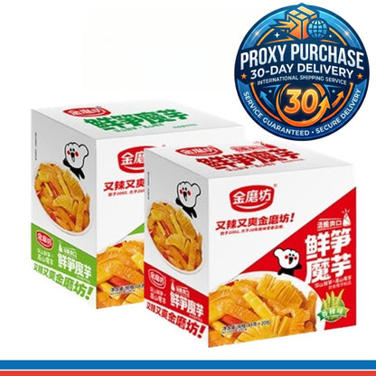 Jin Mo Fang Bamboo Shoot Konjac 金磨坊鲜笋魔芋  18g x 20pkt
