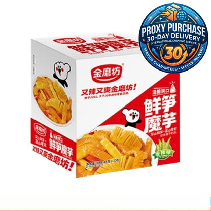 Jin Mo Fang Bamboo Shoot Konjac 金磨坊鲜笋魔芋  18g x 20pkt
