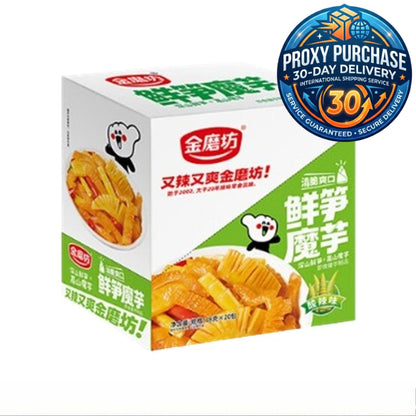 Jin Mo Fang Bamboo Shoot Konjac 金磨坊鲜笋魔芋  18g x 20pkt