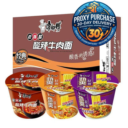 Master Kang Classic Bowl/Cup Noodles Series (Multiple Flavors) | Proxy Purchase - 30-Day Delivery