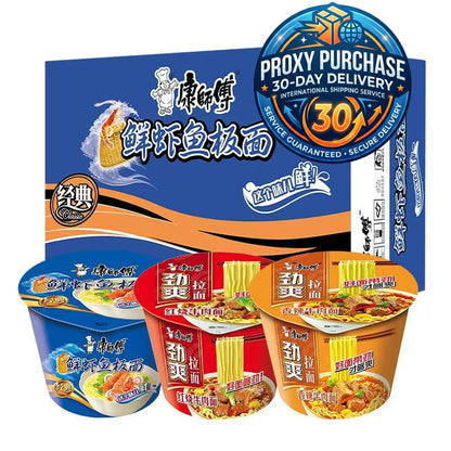 Master Kang Classic Bowl/Cup Noodles Series (Multiple Flavors) | Proxy Purchase - 30-Day Delivery