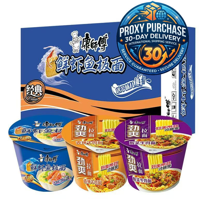Master Kang Classic Bowl/Cup Noodles Series (Multiple Flavors) | Proxy Purchase - 30-Day Delivery