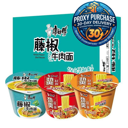 Master Kang Classic Bowl/Cup Noodles Series (Multiple Flavors) | Proxy Purchase - 30-Day Delivery