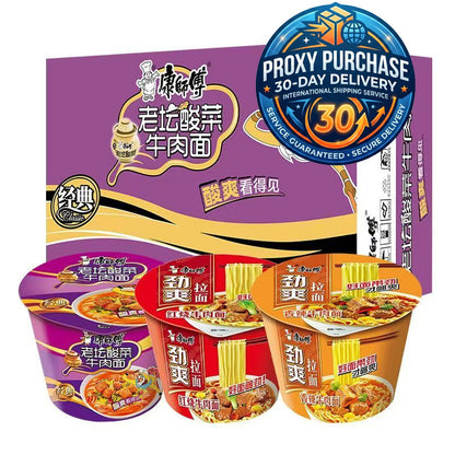 Master Kang Classic Bowl/Cup Noodles Series (Multiple Flavors) | Proxy Purchase - 30-Day Delivery
