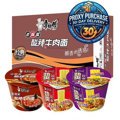 Master Kang Classic Bowl/Cup Noodles Series (Multiple Flavors) | Proxy Purchase - 30-Day Delivery