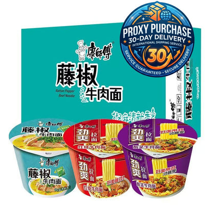 Master Kang Classic Bowl/Cup Noodles Series (Multiple Flavors) | Proxy Purchase - 30-Day Delivery