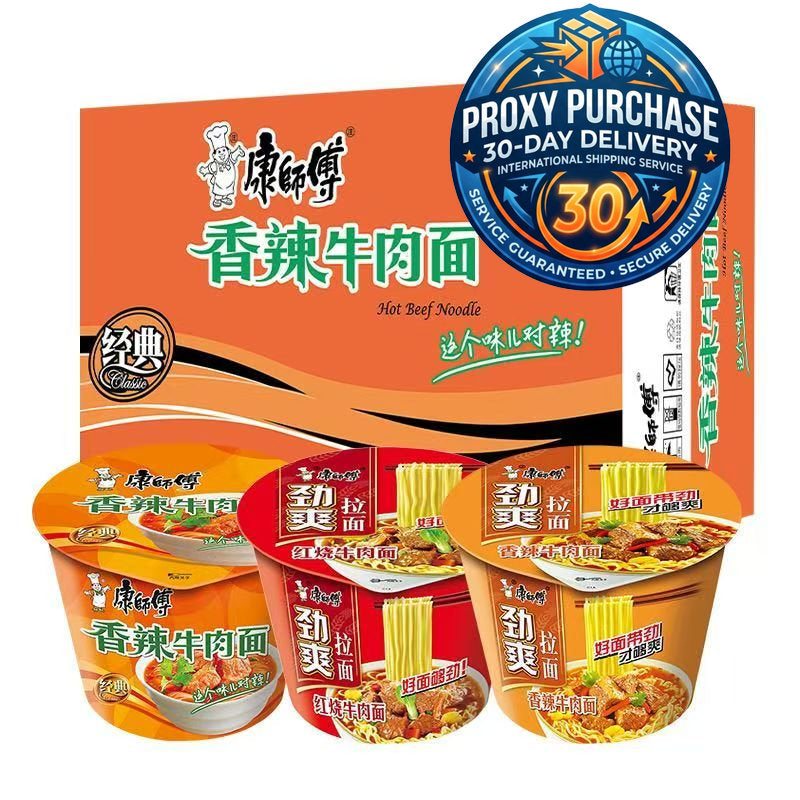 Master Kang Classic Bowl/Cup Noodles Series (Multiple Flavors) | Proxy Purchase - 30-Day Delivery