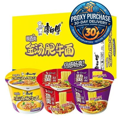 Master Kang Classic Bowl/Cup Noodles Series (Multiple Flavors) | Proxy Purchase - 30-Day Delivery