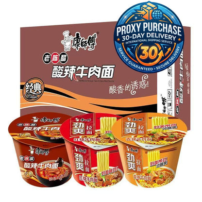 Master Kang Classic Bowl/Cup Noodles Series (Multiple Flavors) | Proxy Purchase - 30-Day Delivery
