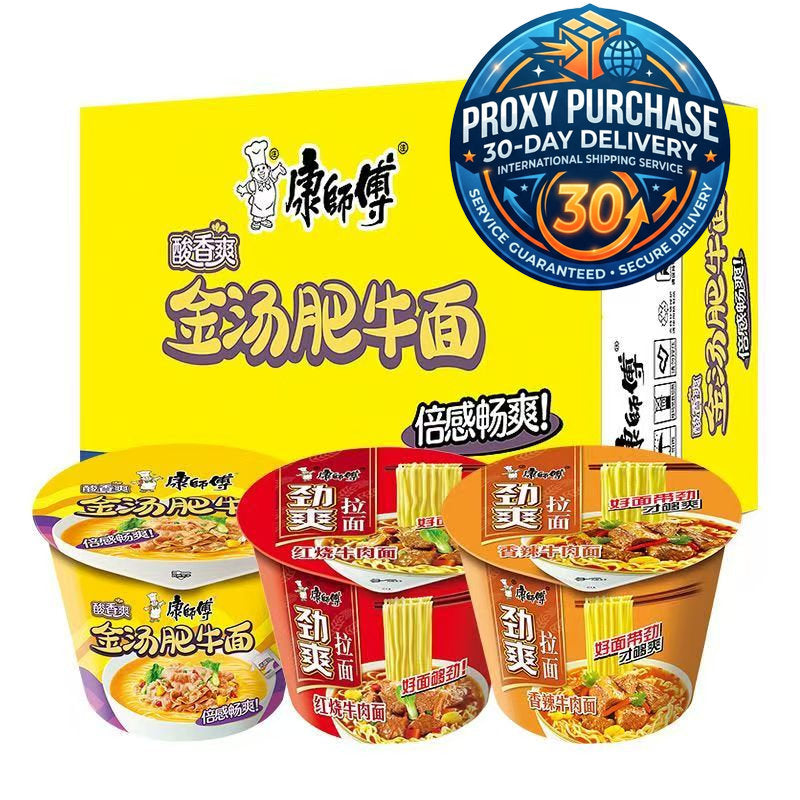 Master Kang Classic Bowl/Cup Noodles Series (Multiple Flavors) | Proxy Purchase - 30-Day Delivery