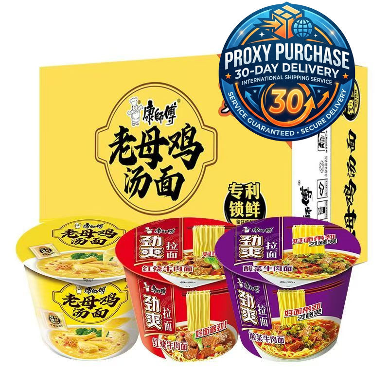 Master Kang Classic Bowl/Cup Noodles Series (Multiple Flavors) | Proxy Purchase - 30-Day Delivery