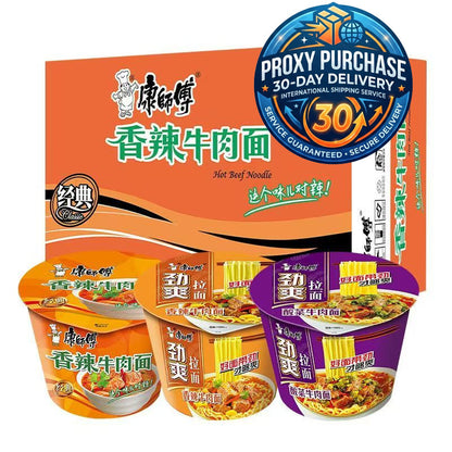 Master Kang Classic Bowl/Cup Noodles Series (Multiple Flavors) | Proxy Purchase - 30-Day Delivery