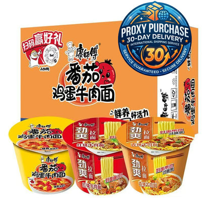 Master Kang Classic Bowl/Cup Noodles Series (Multiple Flavors) | Proxy Purchase - 30-Day Delivery
