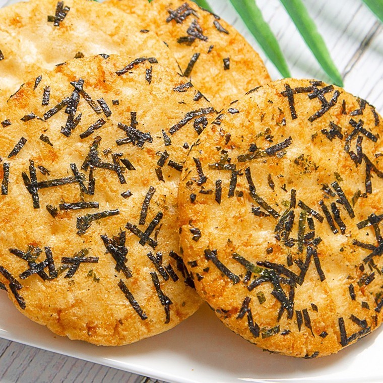 Want Want Seaweed Rice Crackers 旺旺厚烧海苔 118gx2