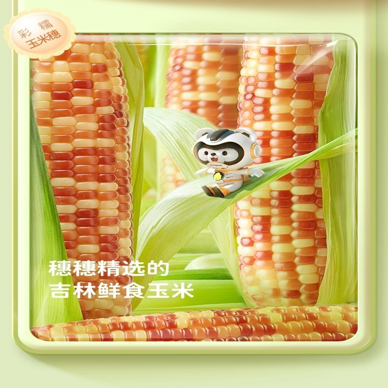 NORTHEAST PEASANT MADAME Glutinous Sticky Corn 东北农嫂糯玉米 220g*3pcs
