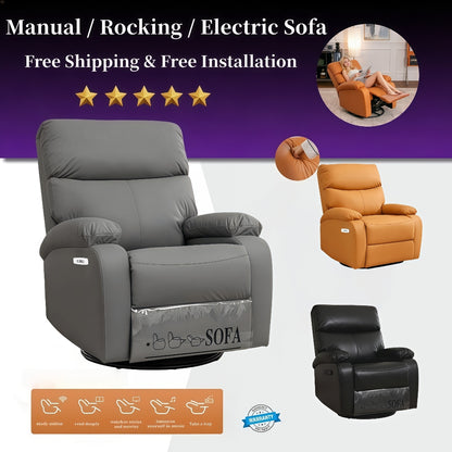 Zero Gravity Ergonomic Single Sofa